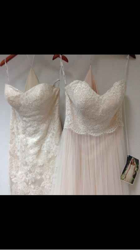 The dresses that didn't make the cut.