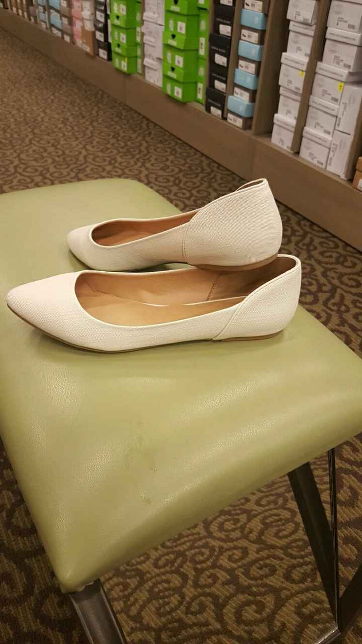 picking wedding shoes