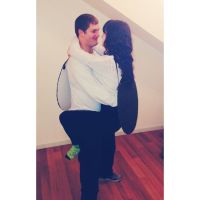 Happy Halloween post a pic of you and your fiancé in costumes