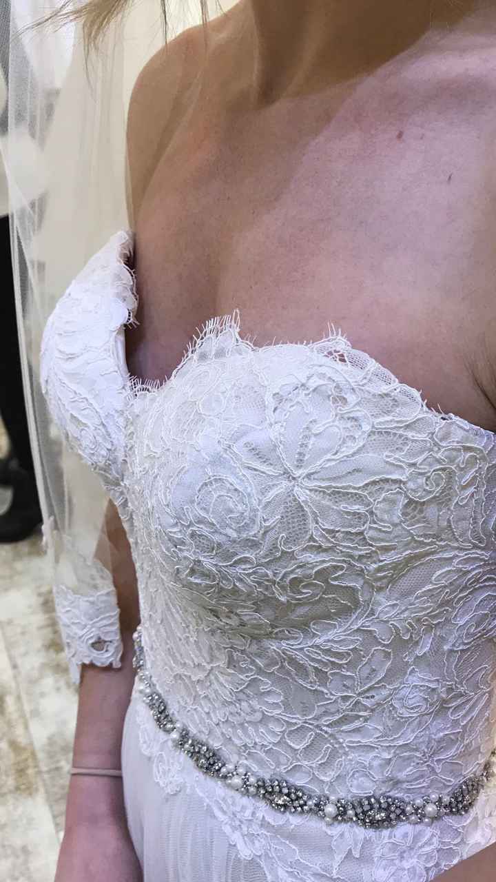 Has anyone been able to adjust a large structured bust? - 3