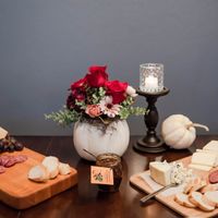 my MIL was hellbent on making these charcuterie boards