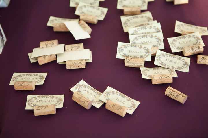 Escort card/place card template