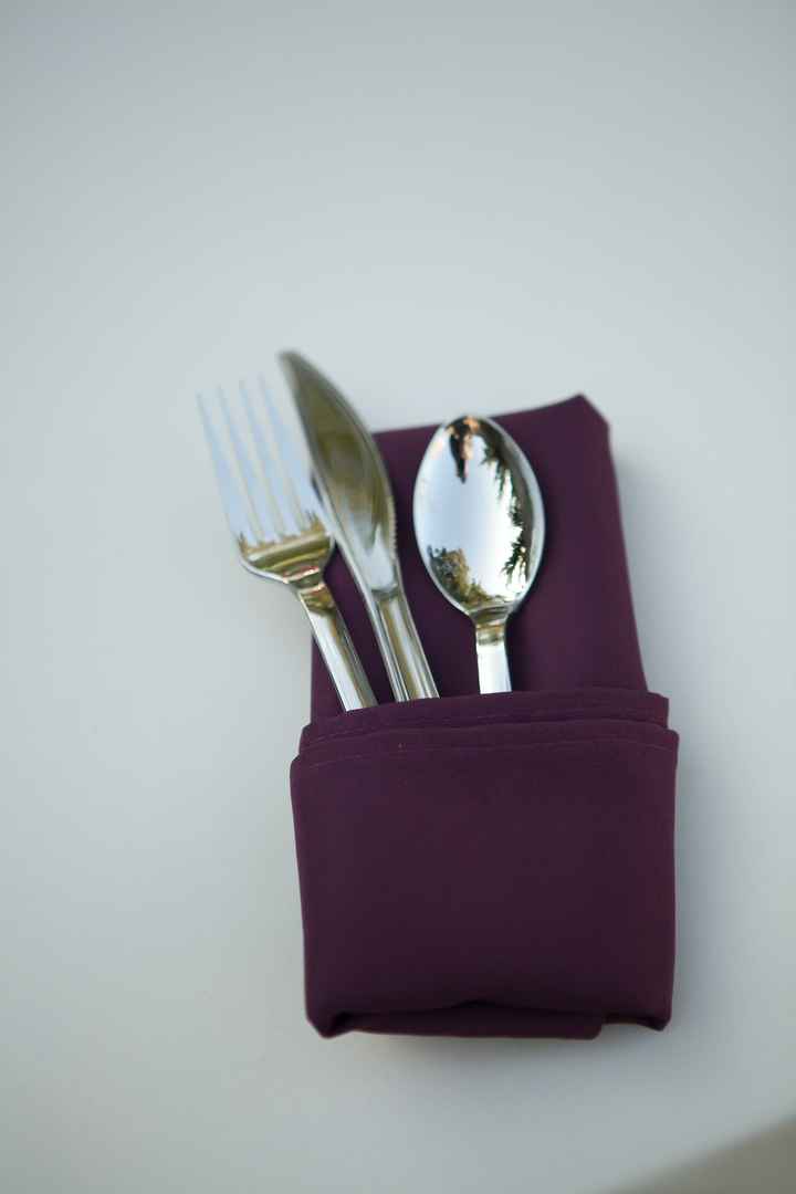 Are you wrapping silverware?