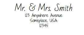 Show me your invite address labels