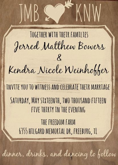 Invitation Wording