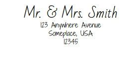 Show me your invite address labels