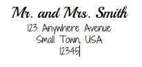 Show me your invite address labels