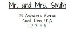Show me your invite address labels