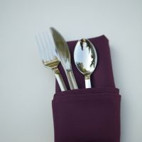 Are you wrapping silverware?