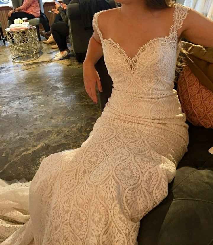 Said " Frick yeah!" To the dress