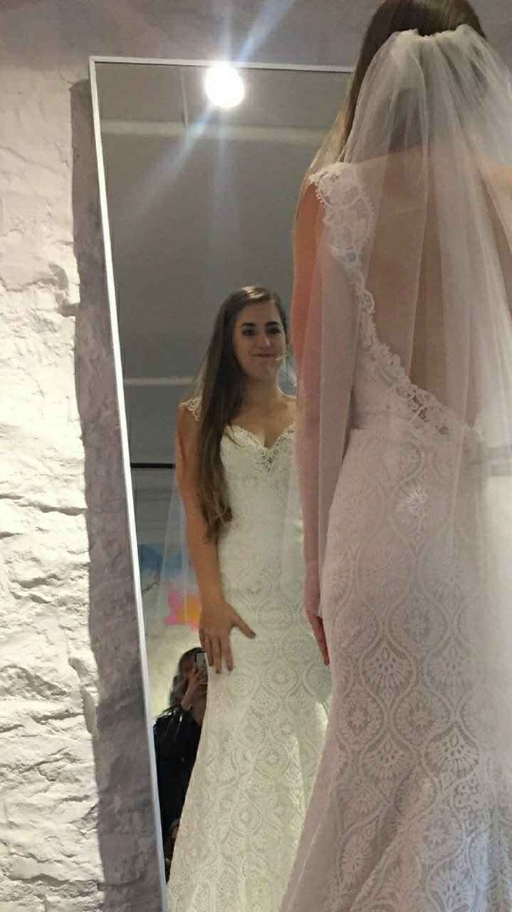 Said " Frick yeah!" To the dress