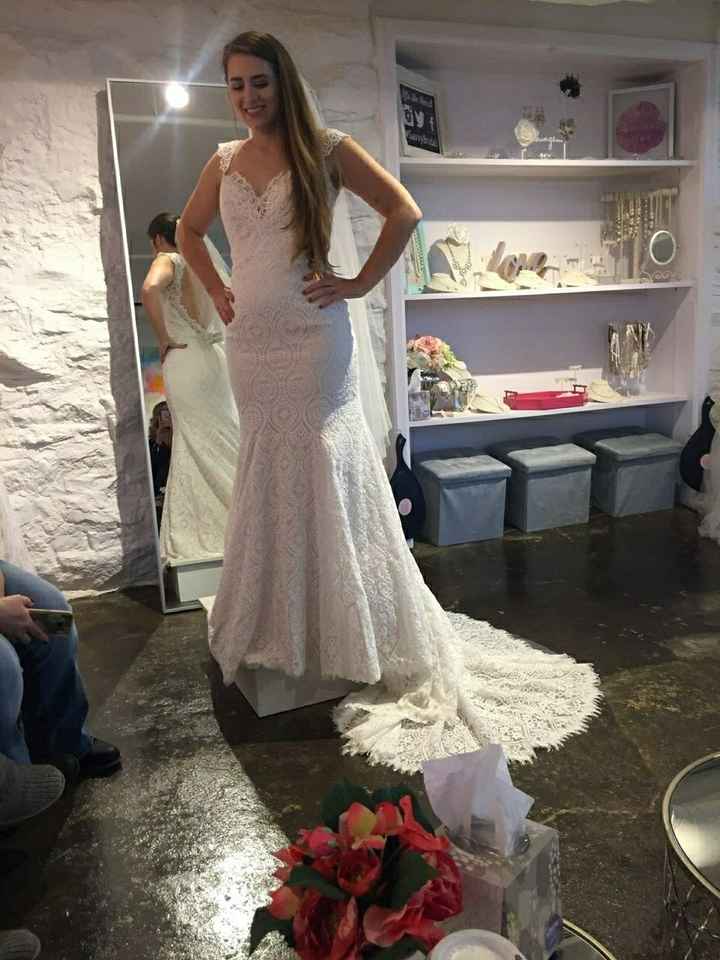 Said " Frick yeah!" To the dress