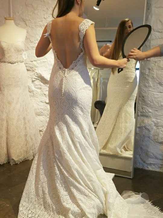 Said " Frick yeah!" To the dress