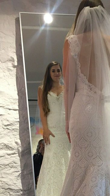 Said " Frick yeah!" To the dress