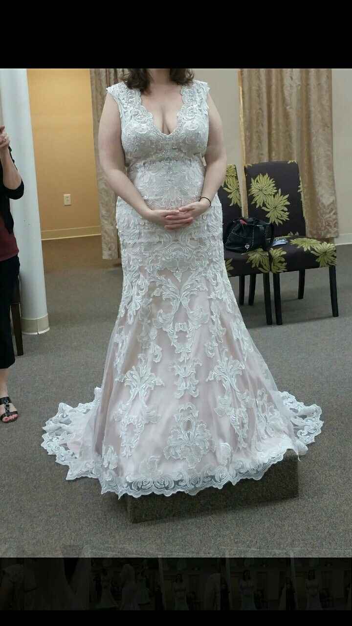 My dress is in...now I want to see yours!