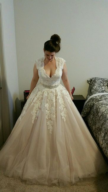 Pink/blush wedding dresses!
