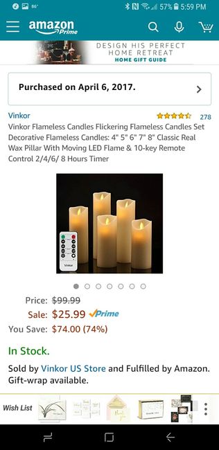 Flameless candles