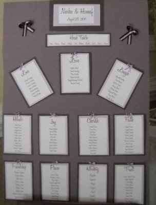 DIY Seating Card Boards (pics)