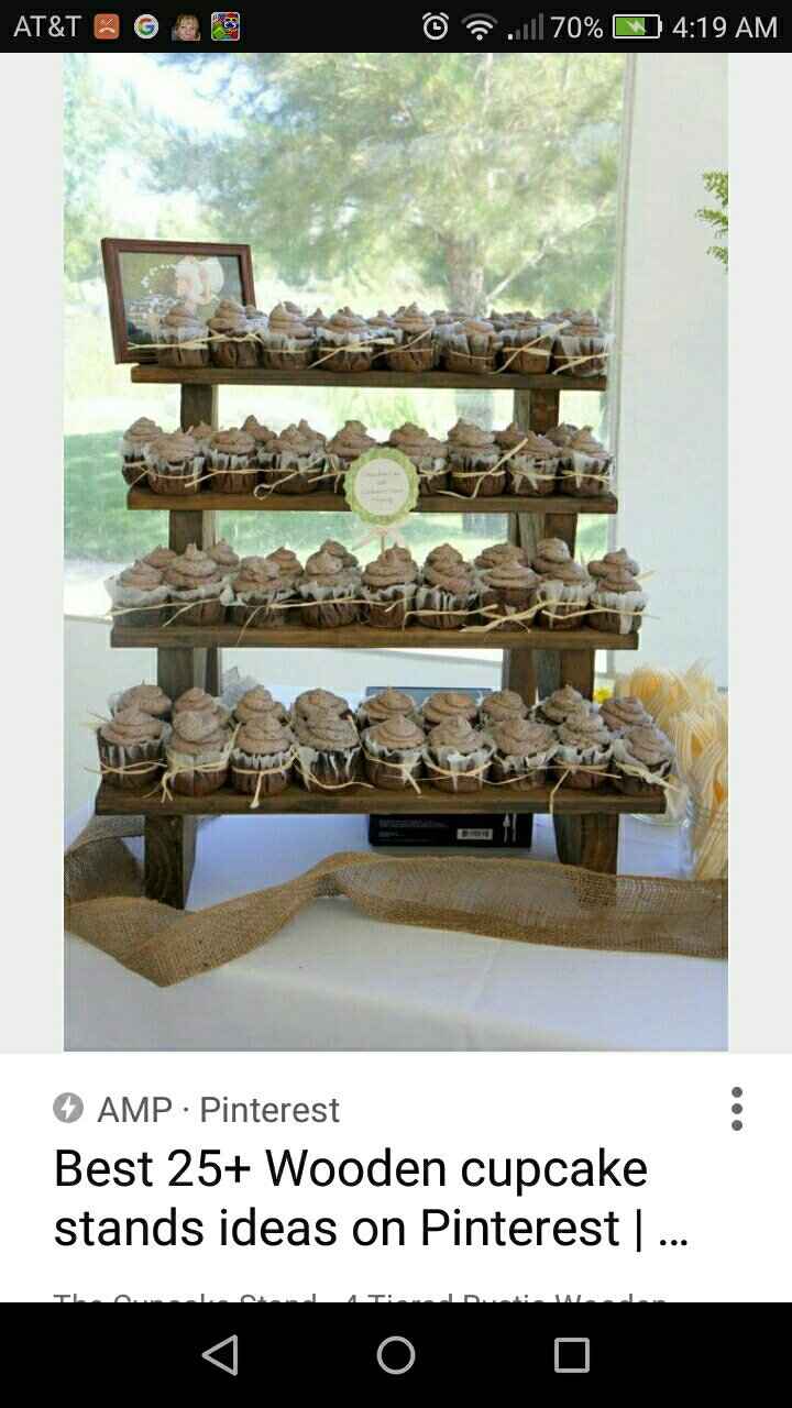 Cupcake Wedding Display - 2