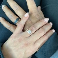 Love my unique wedding band!