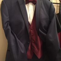 Are vests that match wedding colors too 1980's?