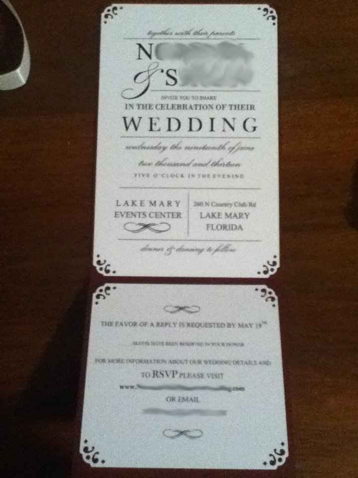 DIY invites finally done!!!! *pics*