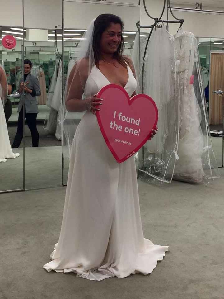 Did you end up with a completely different dress than planned? - 2