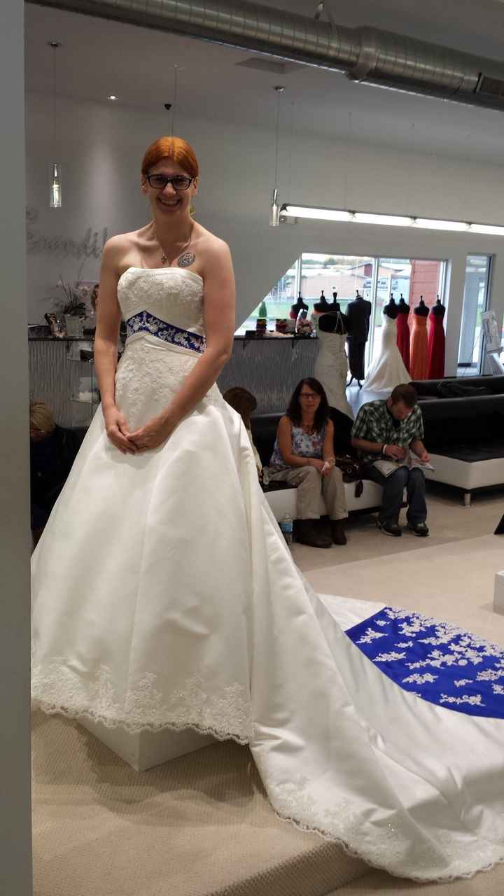 She's home!! And a request for dress porn.