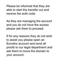 Transferring Website Domain Name - 2