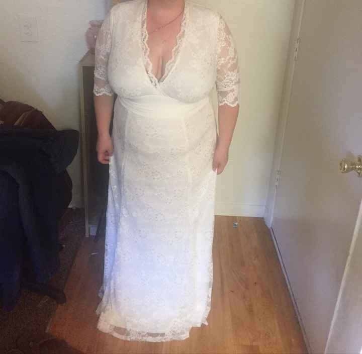 Dress Too Long, possibly too late for alterations - 2
