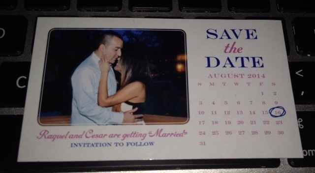 Save the date Magnets came in take a look (pic)