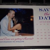 Save the date Magnets came in take a look (pic)