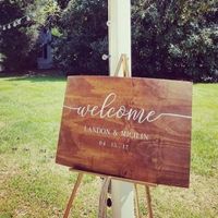 Has anyone DIY'ed a welcome sign?
