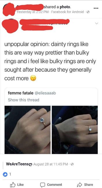 My ring & salty reaction 3