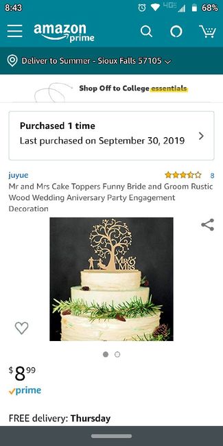 Cake topper 1
