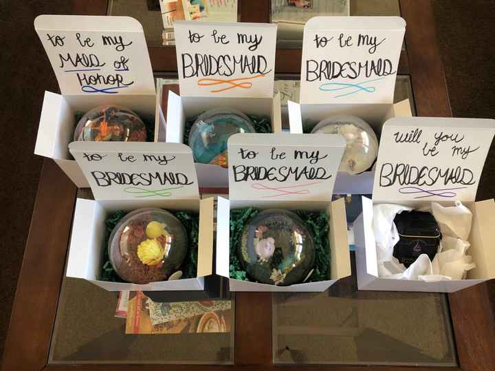 i finished my bridesmaid proposals! -nerdy - 2