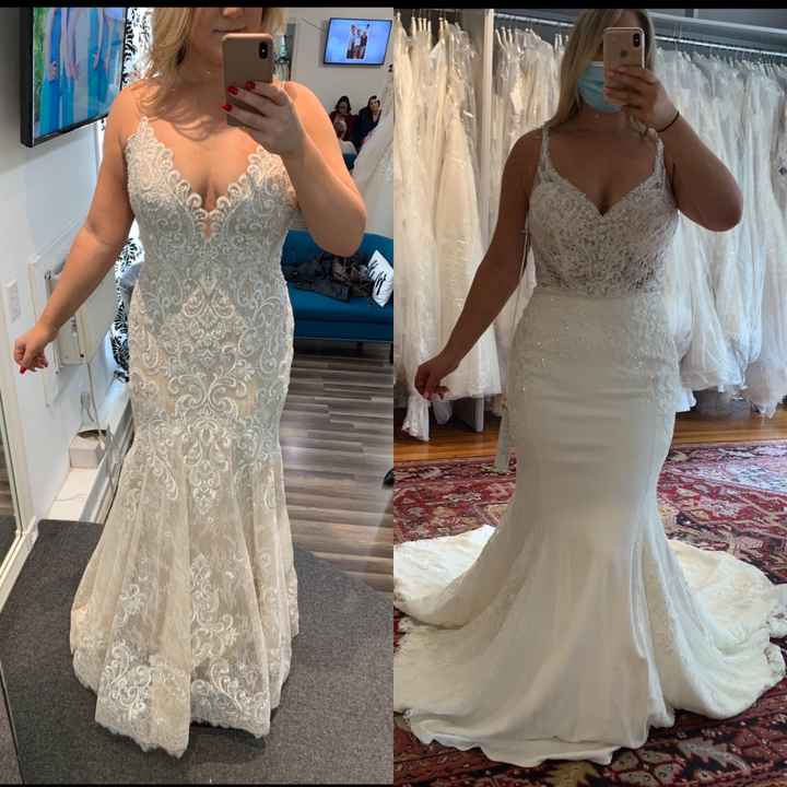 Second guessing wedding dress - 1