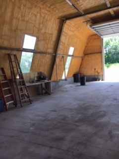 Close up of the walls