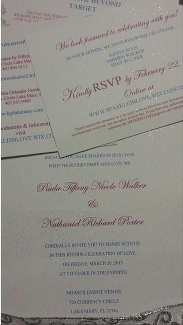 SHOW ME YOUR : Wedding Invitations / RSVP Cards!