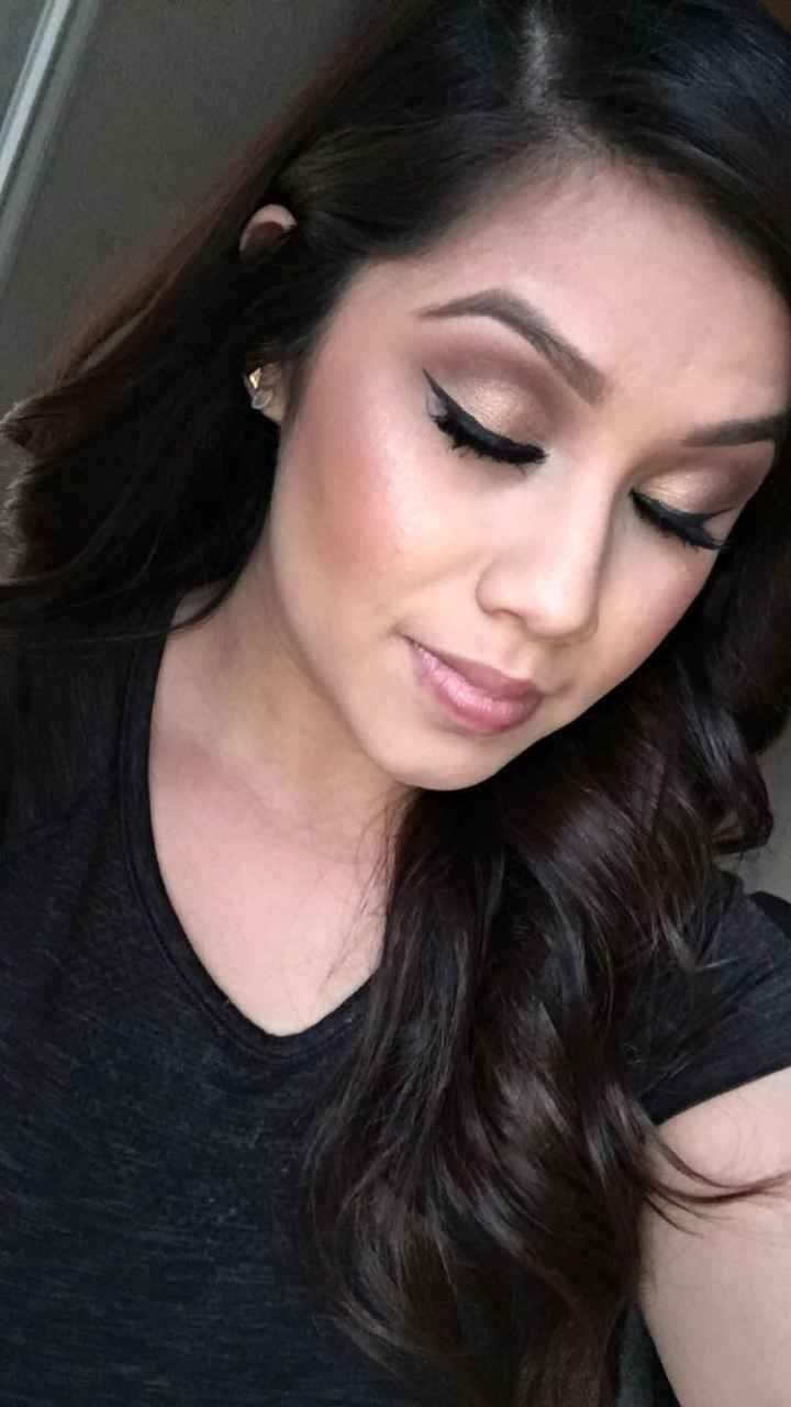 Today was my make up trial!