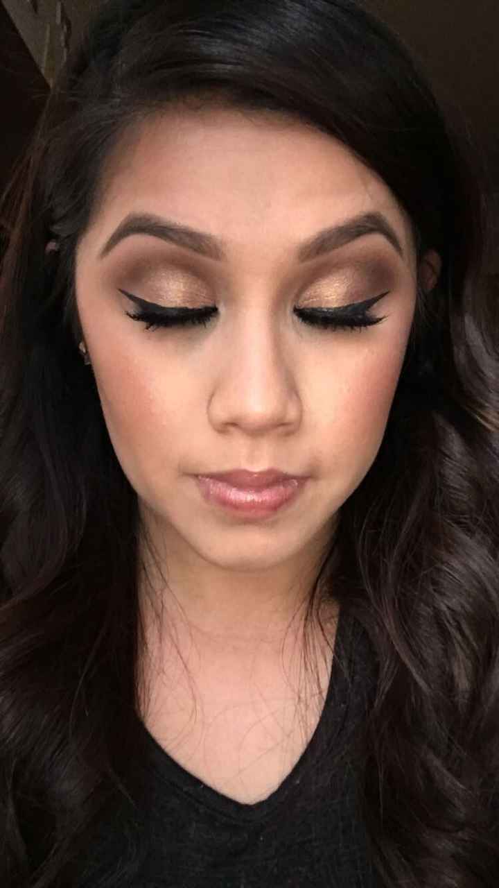 Today was my make up trial!