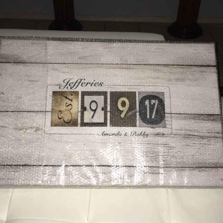 What are you doing for your guestbook?