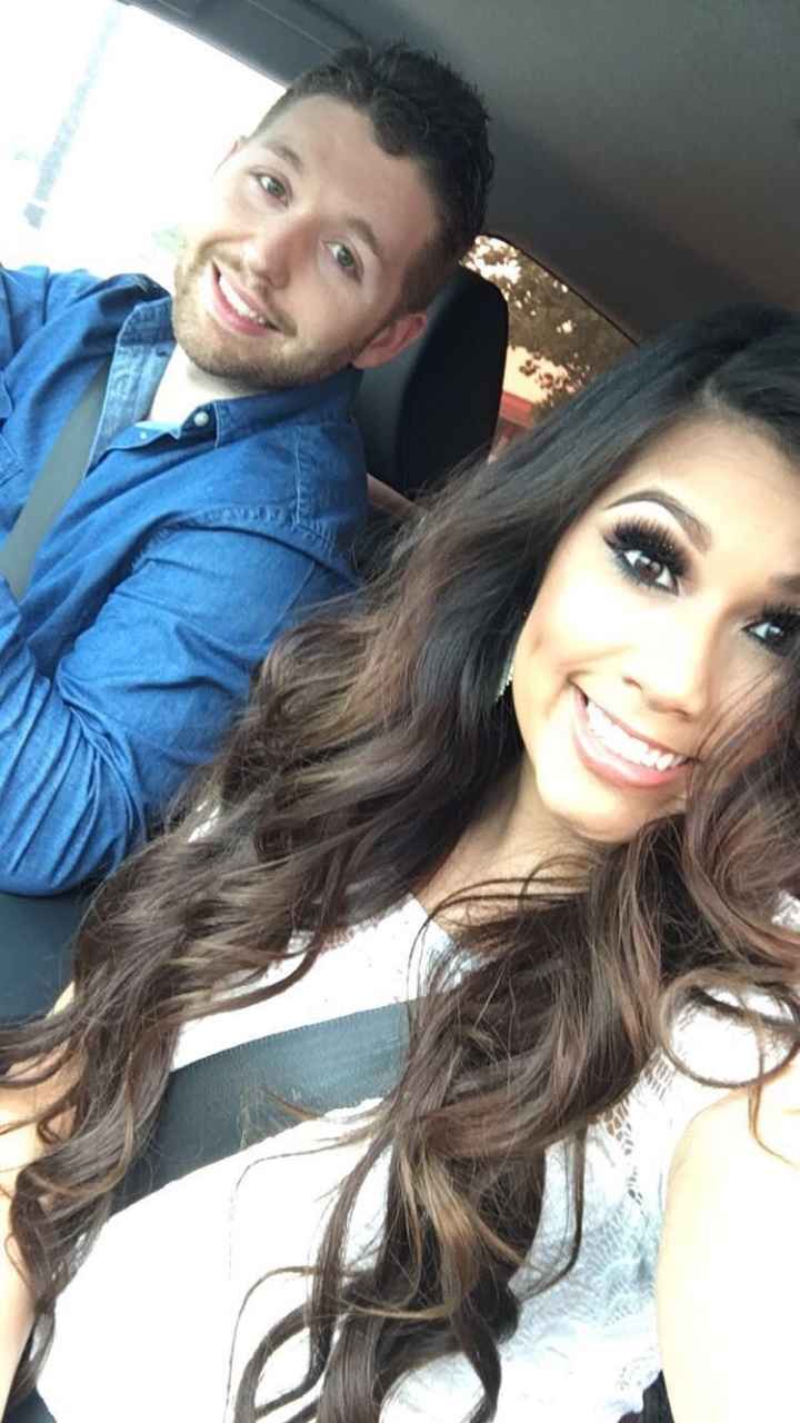 Engagement picture makeup