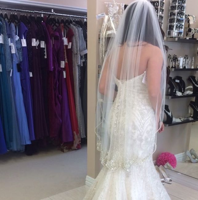 Any brides NOT wearing a cathedral veil?