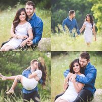 Engagement photos are in