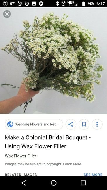 Wax flower bouquets - 3