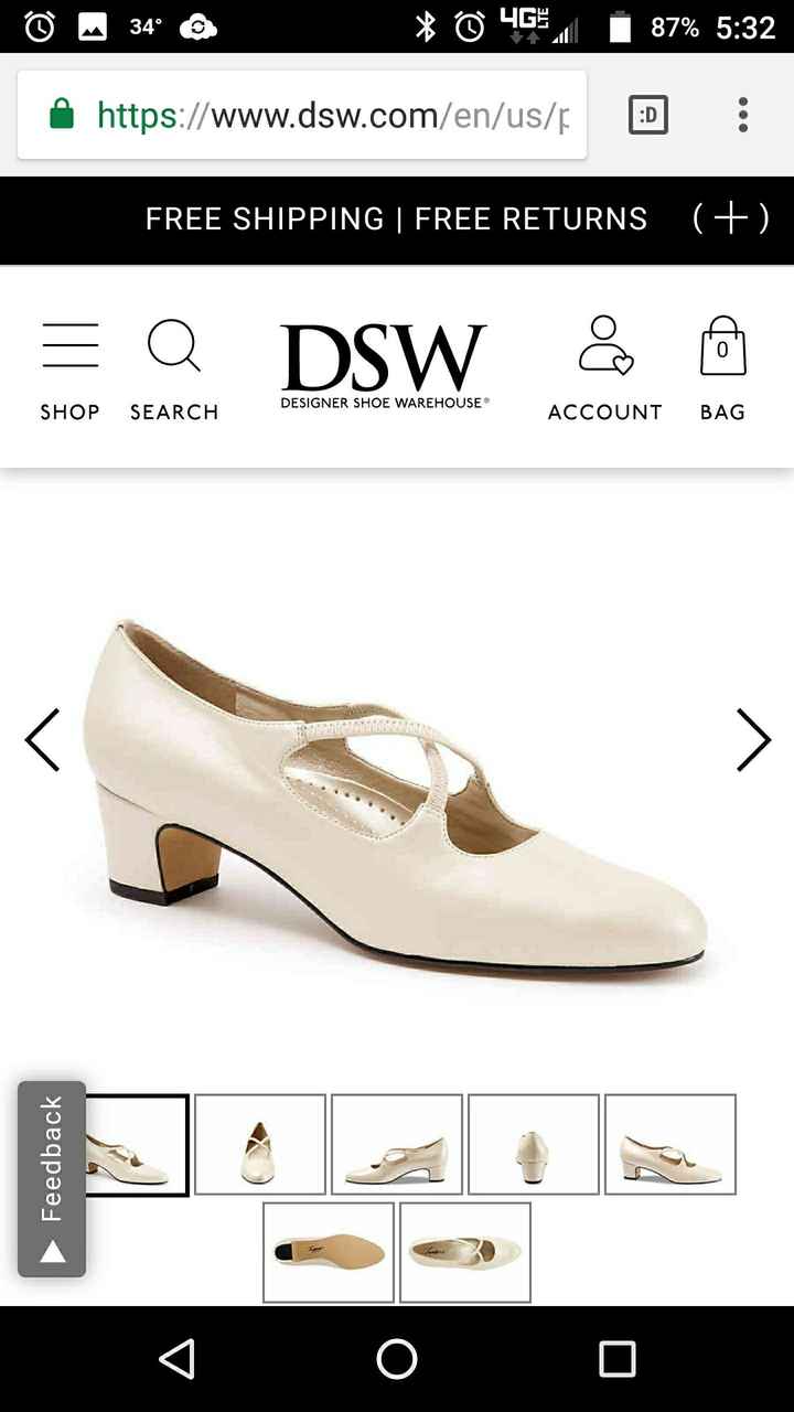 I bought my wedding shoes!