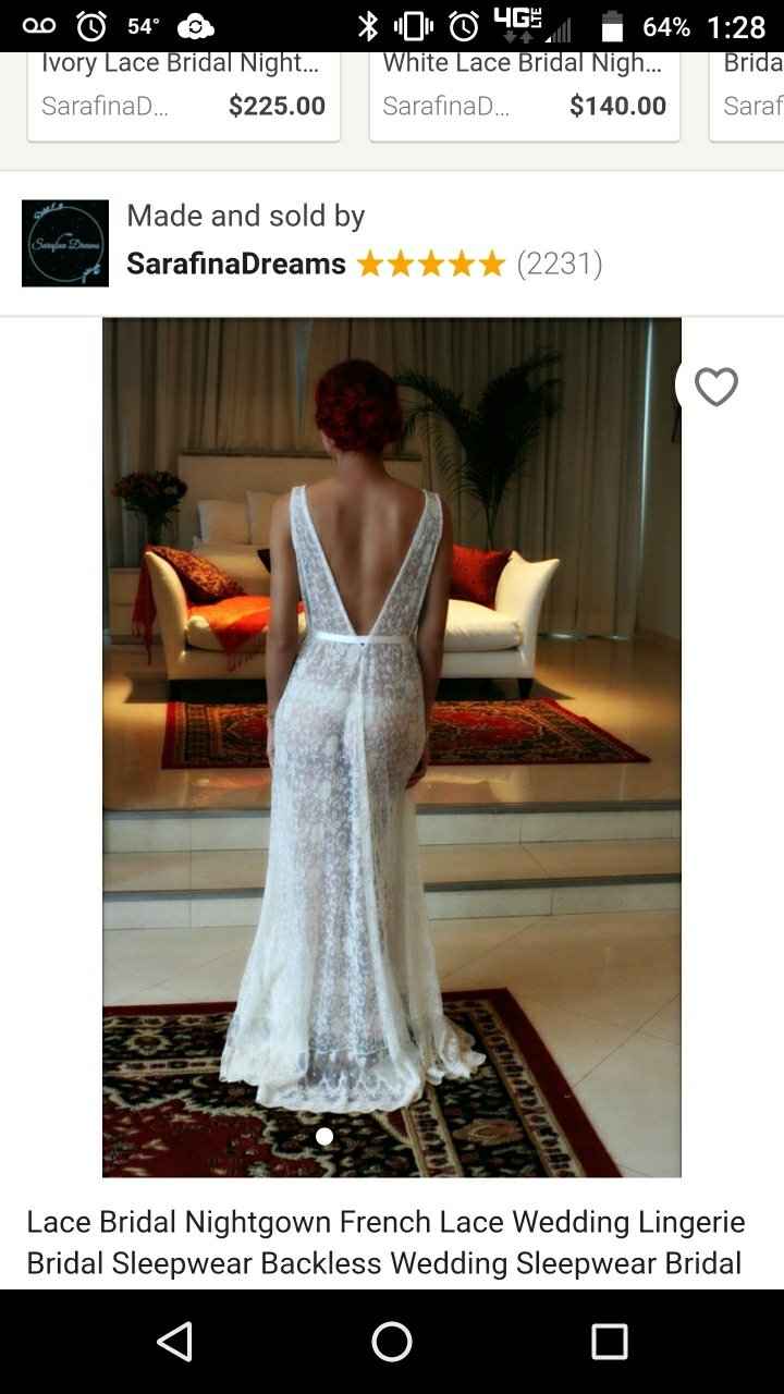  Wedding Night Lingerie - how did you find yours? - 1