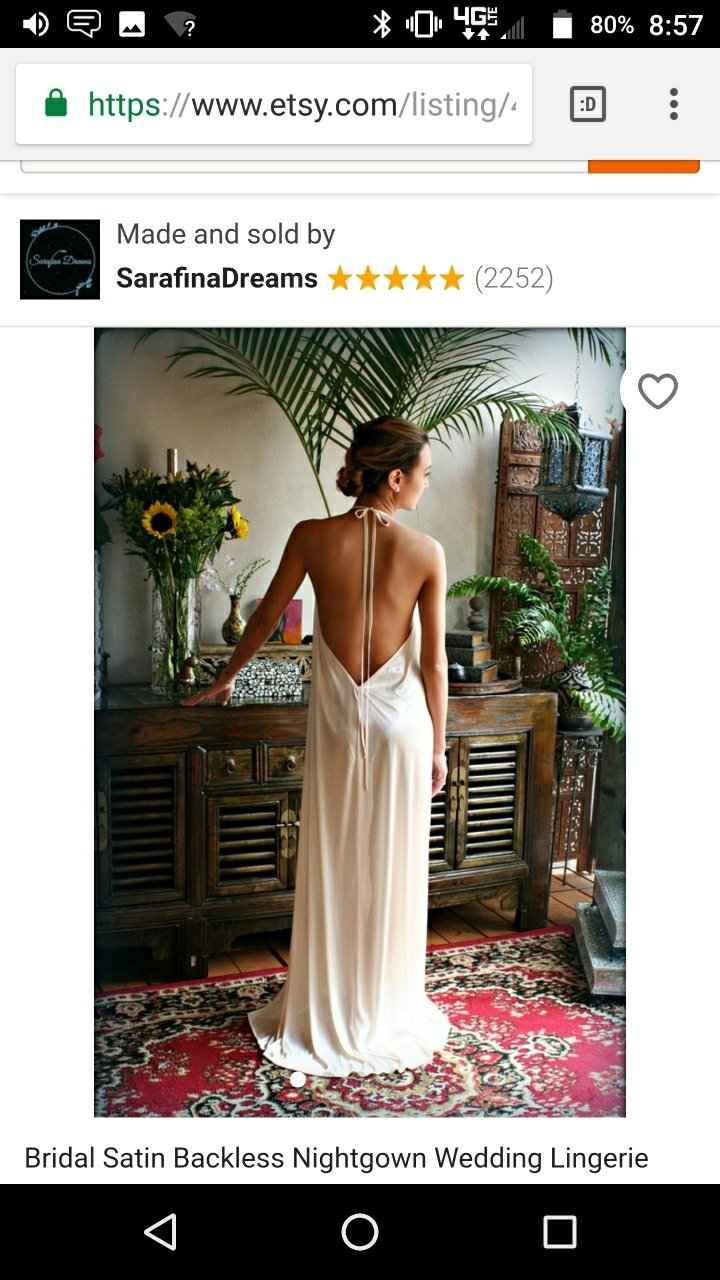 Honeymoon attire - 1