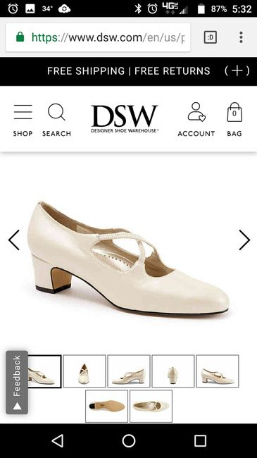 I bought my wedding shoes!